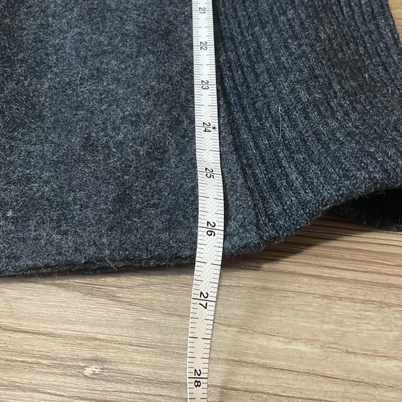 Jones New York Collections Wool blend blazer Gray Womens XL Knit sleeves Neutral - Picture 4 of 9